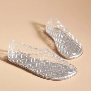 Jeffrey Campbell Jellz Flats Clear Jellies 8 NIB